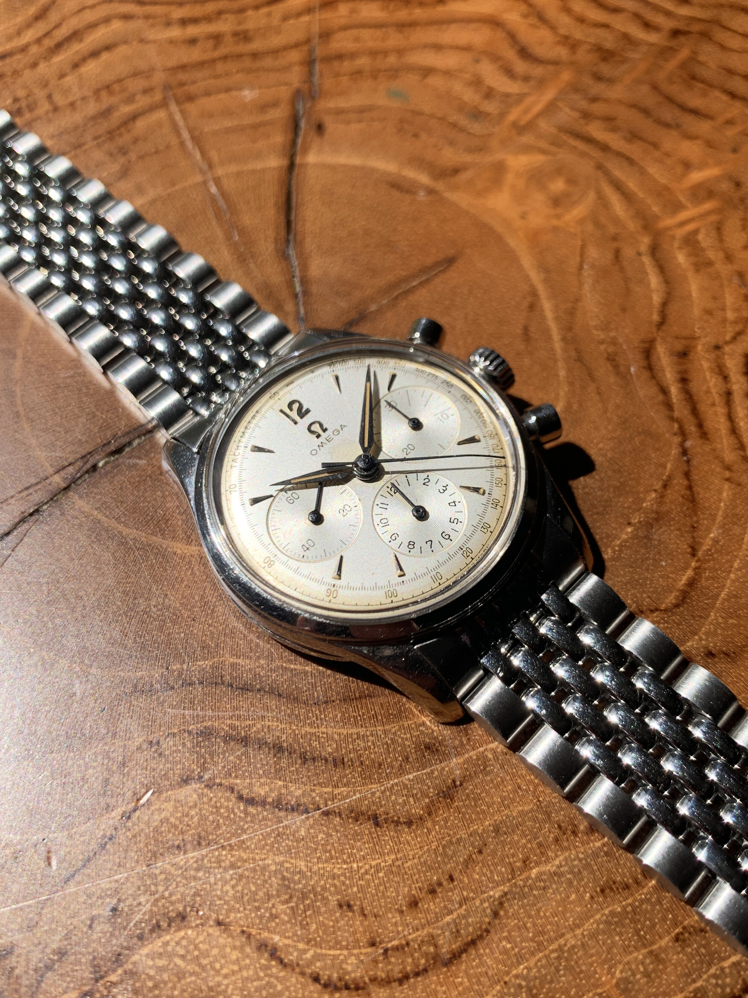 1957 Omega Seamaster CK2886 Cal. 321 Chronograph — Shiny Happy Objects